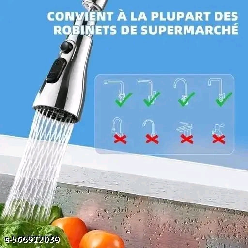 Smart Faucet Upgrade 🚿✨ 360° Flexible Aerator with Dual Flow 💧